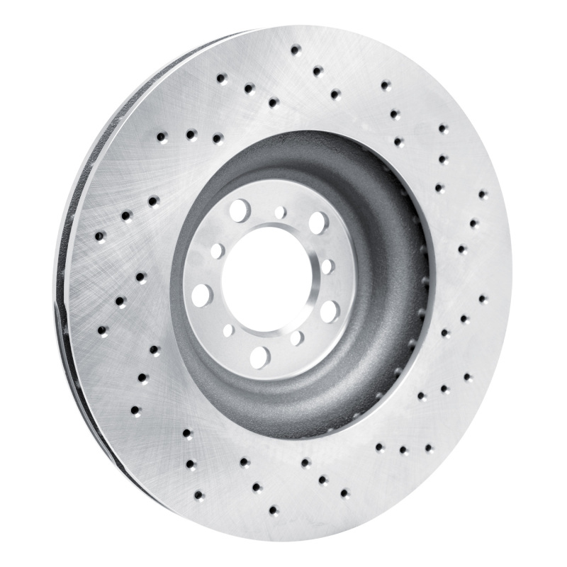 BMW M2 Brake Rotor (1) - Right Front - R1 Concepts - Drilled - `15-`20